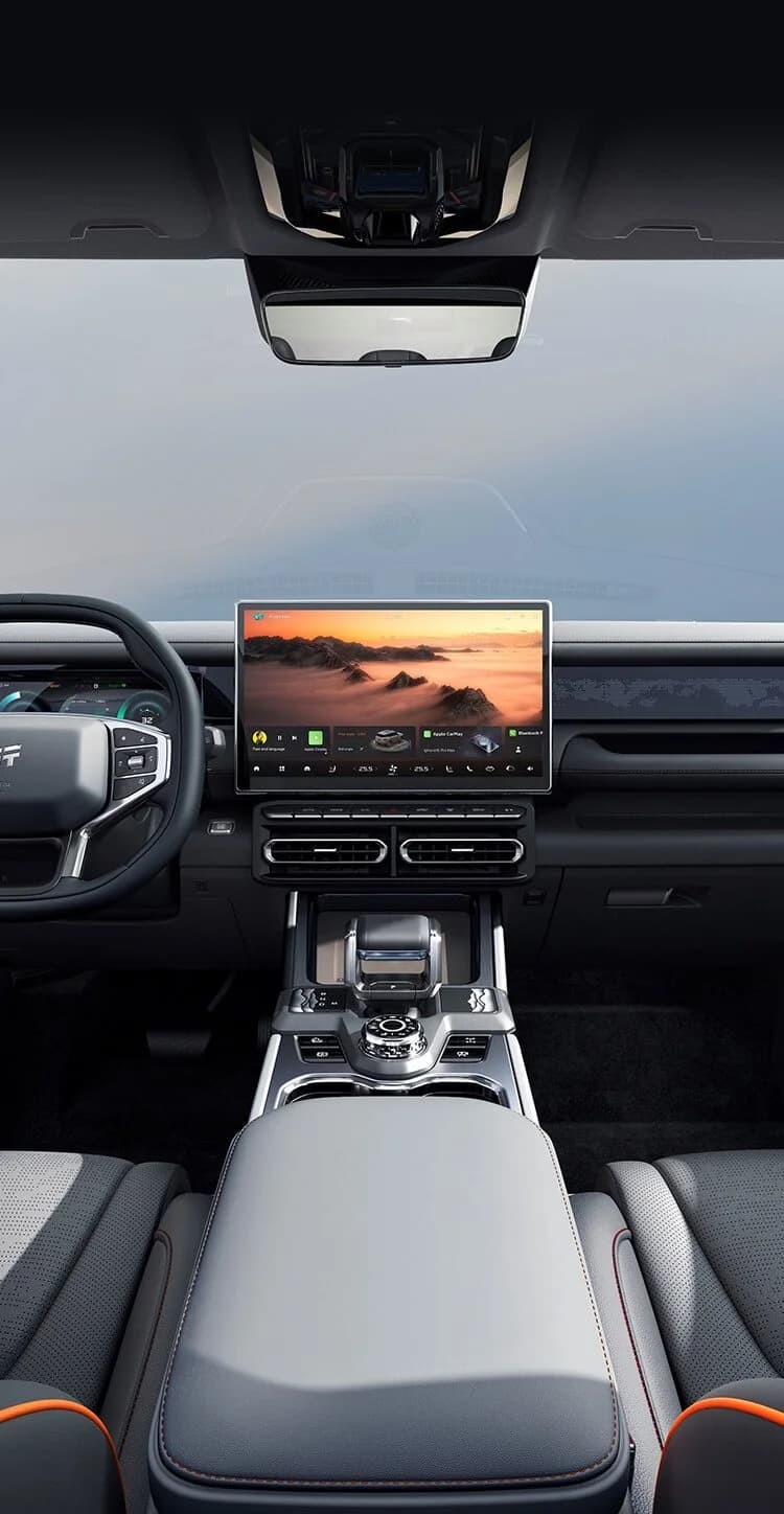 JETOUR T1 — салоны хяналтын самбар
