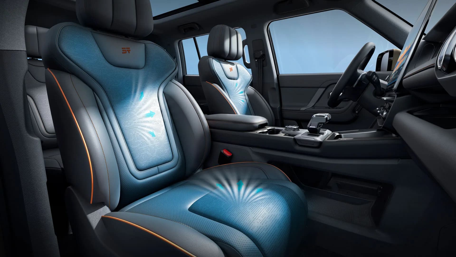 JETOUR T1 PHEV — суудлын агааржуулалт