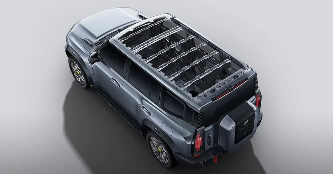JETOUR T2 PHEV — дээврийн бүтэц