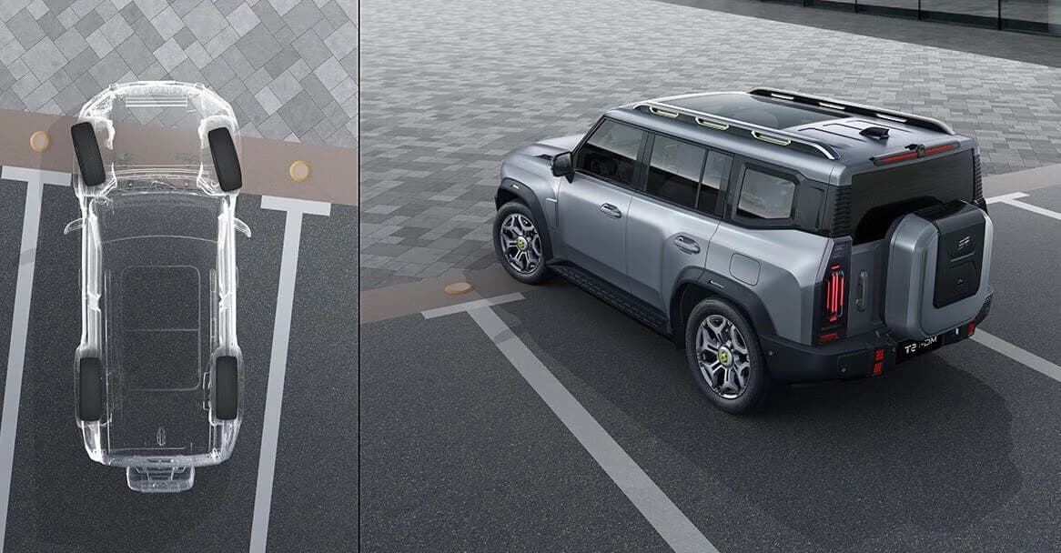 JETOUR T2 PHEV — панорам камер